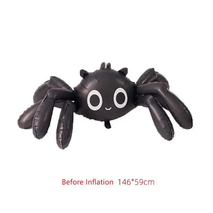 Halloween 3D Black Spider Balloon Ghost Festival Party Decorations Trick Toy Balloon Halloween Party Supplies Inflatable Ballon