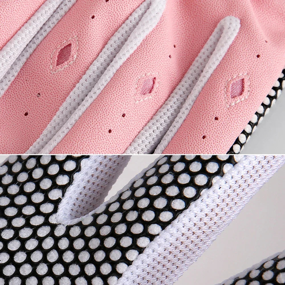 PGM 1 Pairs Women Golf Gloves Soft Breathable PU Leather With Non-Slip Particle Outdoor Sports Wholesale Accessories ST020