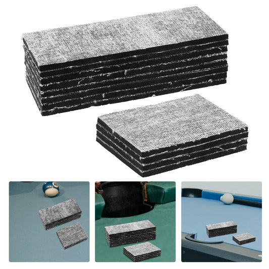 12Pcs Billiard Pool Table Cushion Facings Rubber Pad Billiard Table Cushion Replacement Billiard Cushion Snooker Table Pad