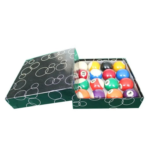 Superior Quality Resin Material 57.2MM Billiard Pool Ball 16pcs/Set Black Box