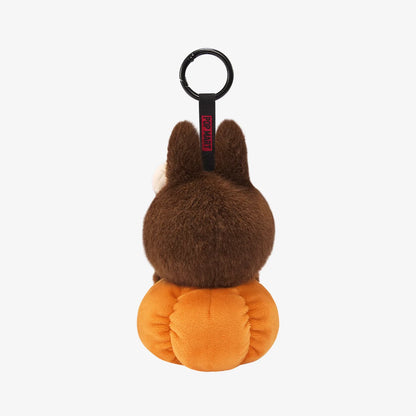 100% Authentic POP MART the Monsters Happy Halloween Party Series - Sitting Pumpkin Vinyl Plush Pendant Collectible