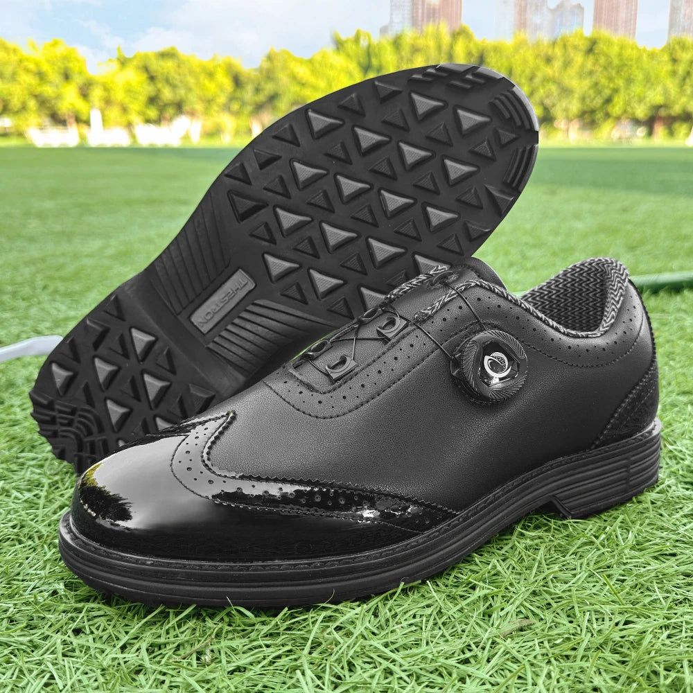Men Golf Shoes Spikes Golf Sneakers Comfortable Walking Footwears Size 39-49
