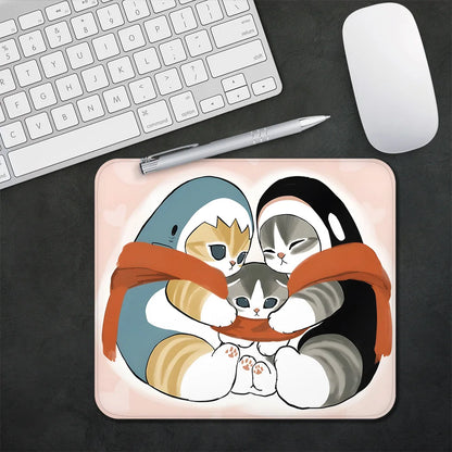 Gaming Mouse Pad XS Small Mousepad for Cute Pusheens Cats PC Gamer Desktop Decoration Office Mouse Mat Deskmat Rug