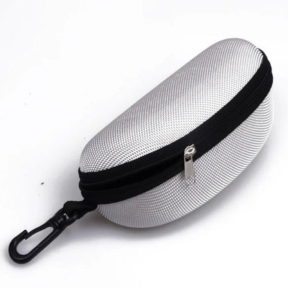 KLASSNUM Portable EVA Glasses Case With Carabiner Hook Colorful Sunglasses Hard Case Zipper Eyeglasses Protector Box Holder New
