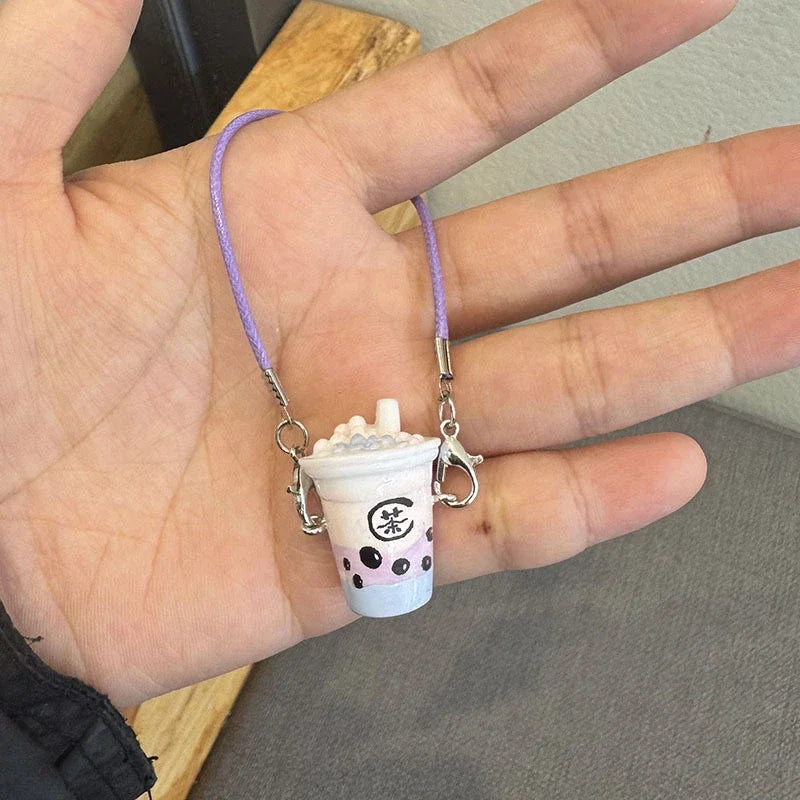 For Labubu 4.0 the Monsters Pin for Love Series Dollhouse Simulation Pendant Milk Tea Cup for 15/17cm Labubu Doll Accessories