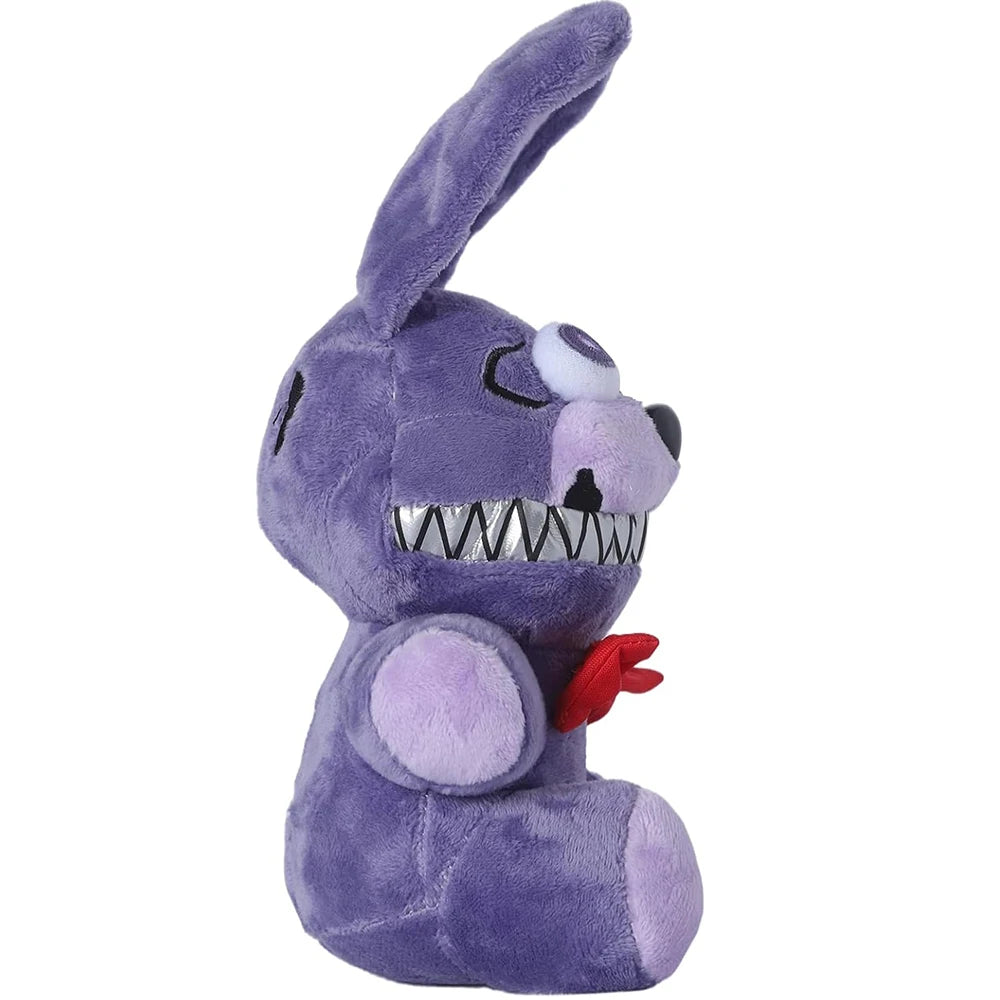 Purple Rabbit Plush 9.8Inch FN Bonnie for Boy Girl Christmas Halloween Valentine's Day Birthday Gift Game and Anime Fan Gifts