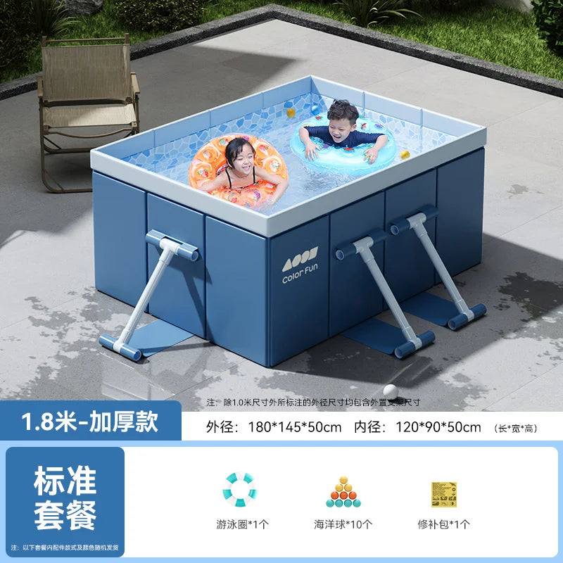 CX Swimming Pool Adults and Children Household Bracket Inflatable-Free Swimming Pool Foldable Family Yard