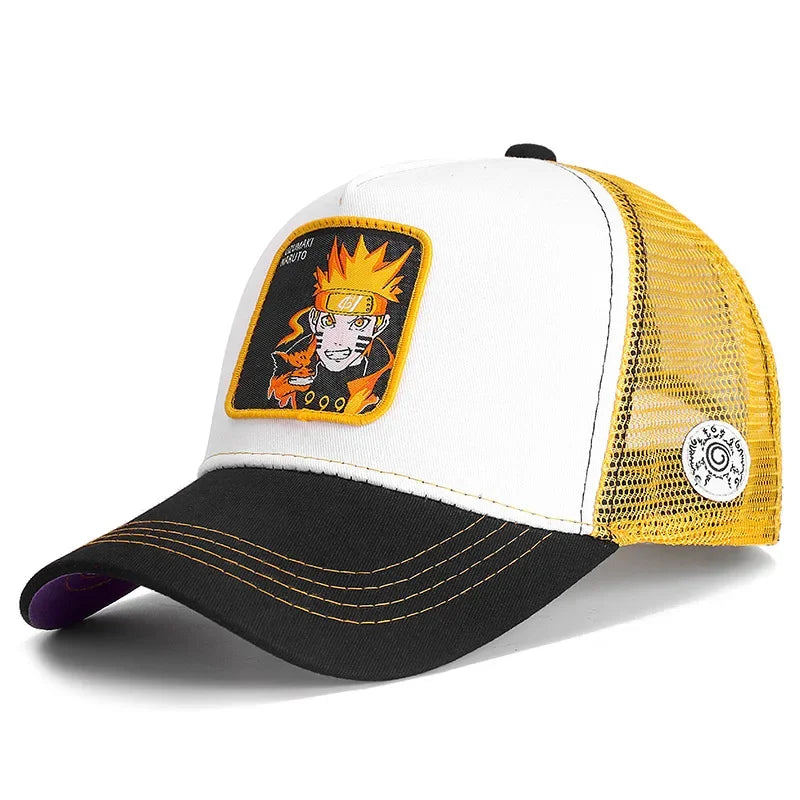 2023 Anime Naruto Cartoon Baseball Cap Men Women Hip Hop Cap Anime Action Figures Sasuke Toys Summer Sun Hat Kids Birthday Gifts