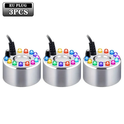 1-10pcs Mini LED Pumpkin Light Fogger Water Fountain Pond Fog Machine for Halloween Christmas Easter Party Festival Decoration
