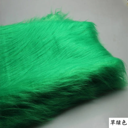 4 Kinds of Purple 12cm Long Pile Fur Faux Fur Fabric Soft Plush Faux Fur Fabric Sewing DIY Toy Home Background Decoration Cloth