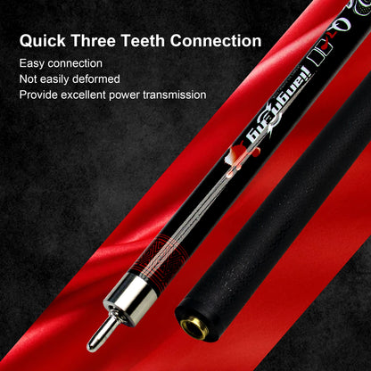 Professional Carbon Fiber Cue Stick - 13MM Break/Jump Billiard Cue, Durable & Precision Shot, Premium Pool Accessories