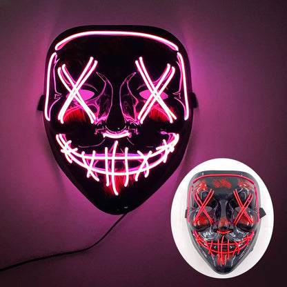 New Arrival Halloween Mask Horror Venom  LED Luminous Mask Cosplay Costume Makeup Prom Party