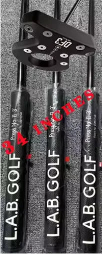 LAB Golf DF3 Putter Balanced Putter Black/Blue/Green/Red/Pink Color Black Steel 33 34 35 Inch LAB Golf Club With Head Cover