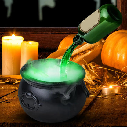 Witches Cauldron Witch Cauldron Diffuser Halloween Decor Bubbling Pot Haunted House Props Spooky Holiday Supplies Party Decor
