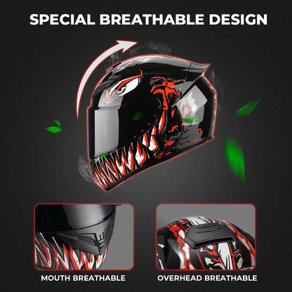 Motorcycle Helmet Racing Motocross Helmets Full Face Helmet Flip Up Moto Adult Motorbike Street Touring Riding Casco Capacete