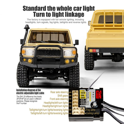 1/18 UCX1801 PRO RC Car LC79 2.4G 4WD Off-Road Pickup Brushless Simulation Truck Electric Remote Control Cars Model Toy Gift