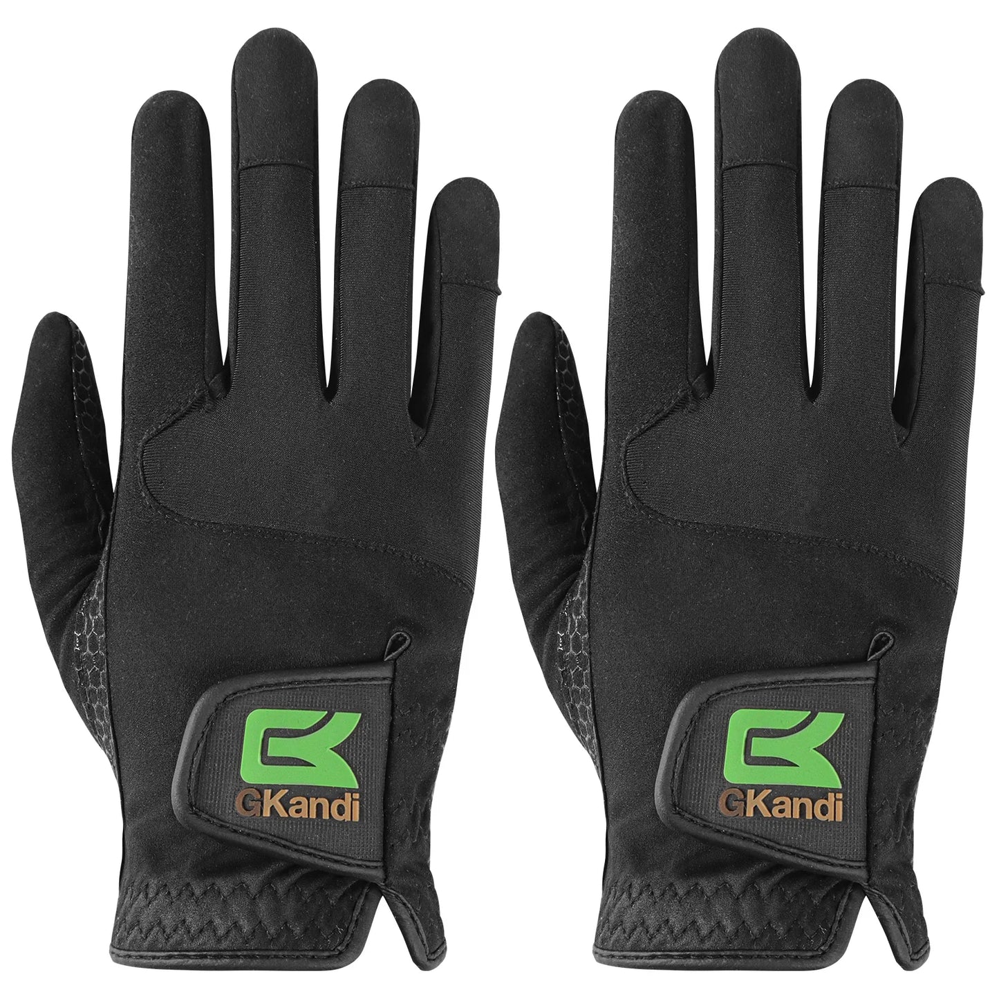 Golf Gloves Men All Weather Anti-Slip Value 2 Pack, Men's Golf Gloves Rain Grip Flexible Durable Left Hand Right