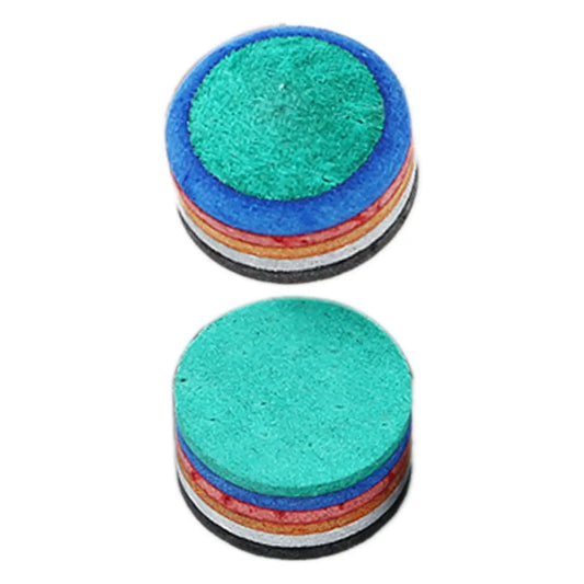Pool Cue Tip Cue Accessory Multiple Layer Stick Tip 14mm Glue on Break Jump Tip for Club Billiard Pool Cues Players Personal Use