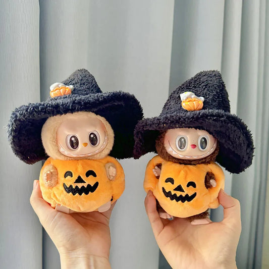 Labubu I II Idol Dolls Halloween Clothing Plush Doll'S Clothes Outfit Accessories for Korea Kpop Exo Sitting Party Pumpkin Suit