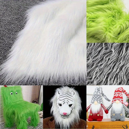 10*10in Artificial Fur Square Fabric Sewing Fabric Beard Hair Toy Doll Handmade DIY Decoration Christmas Halloween Thanksgiving