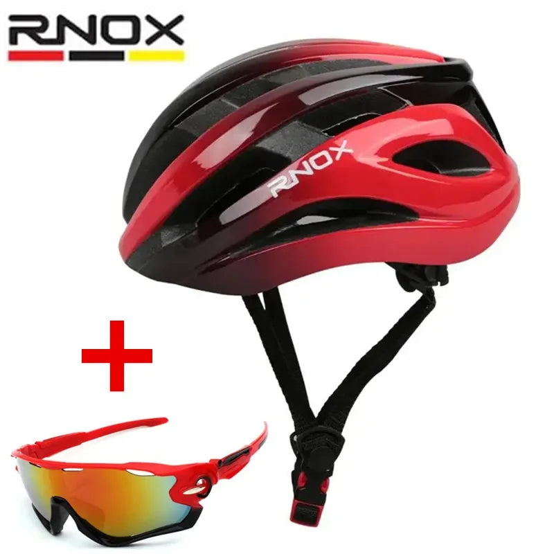 RNOX Women Bike Helmet Cycling MTB Mountain Road Bike Helmets Integrally-Molded Shockproof Men Adult Cycling Bicycle Helmet