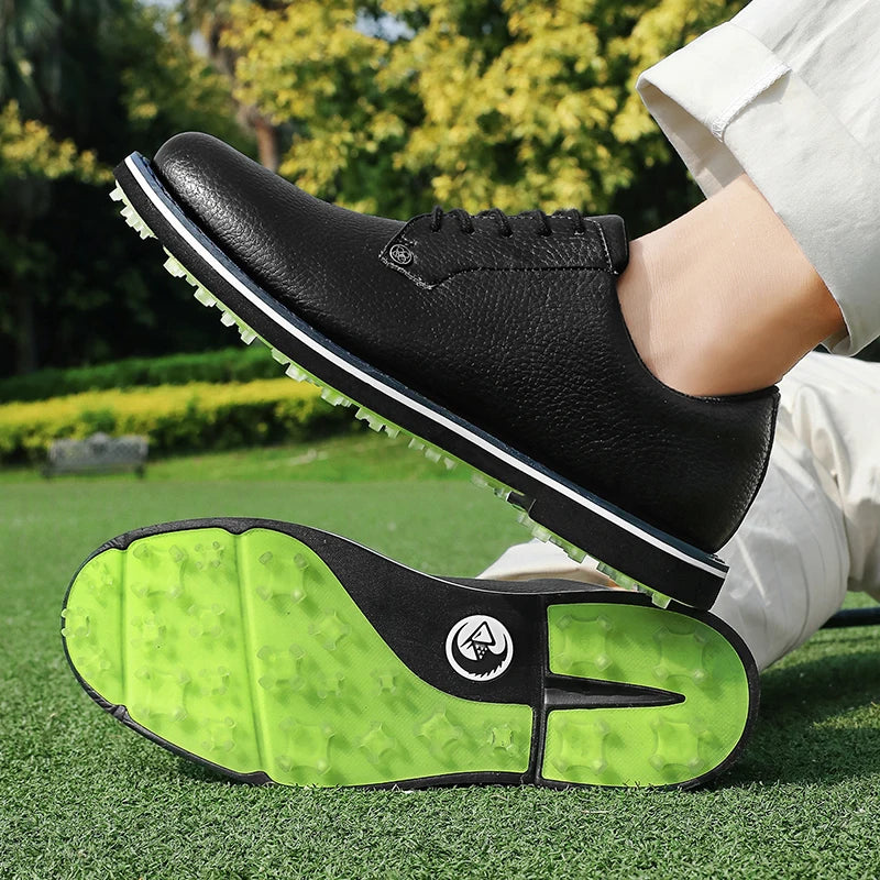 Golf Shoes for Men 2024 New White Professional Waterproof Non-Slip Spikeless Outdoor Leisure Walking Training Golfer Sneakers