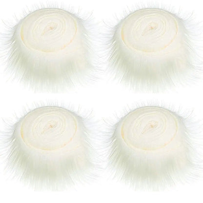 Crafts Gift Trimming Soft Apparel Sewing Fluffy Trim Fabric Roll Faux Fur Ribbon Tapes Long Plush Fur Fabric Plush Fur Stripe