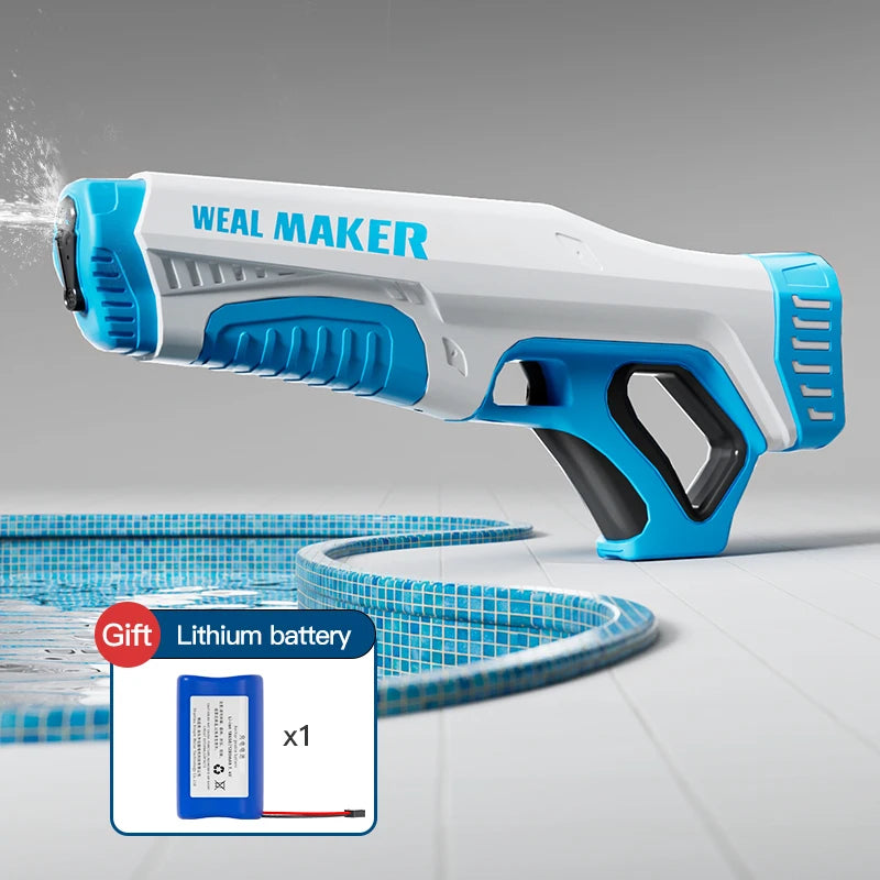 Automatic High-Tech Summer Electric Toy Water Gun Induction Water Absorbing  Burst Water Gun Beach Outdoor Water Fight Toys Gift