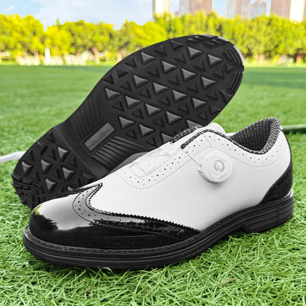 Men Golf Shoes Spikes Golf Sneakers Comfortable Walking Footwears Size 39-49