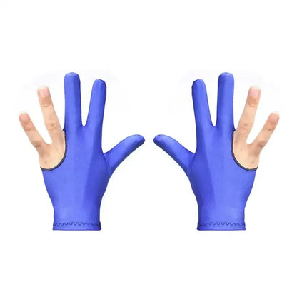 High Quality Snooker Billiard Cue Glove Pool Left Hand Open Three Finger Accessory Fitness Accessories for Men and Women