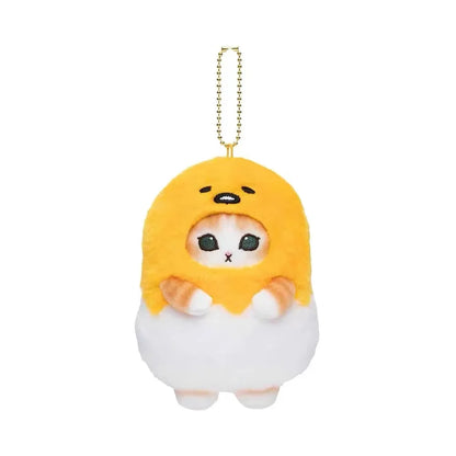 Halloween Collection Amine Mofusand Plush Doll Toys Keychain Pumpkin Gudetama Shark Cat Soft Doll Bag Pendant Stuffed Plushie