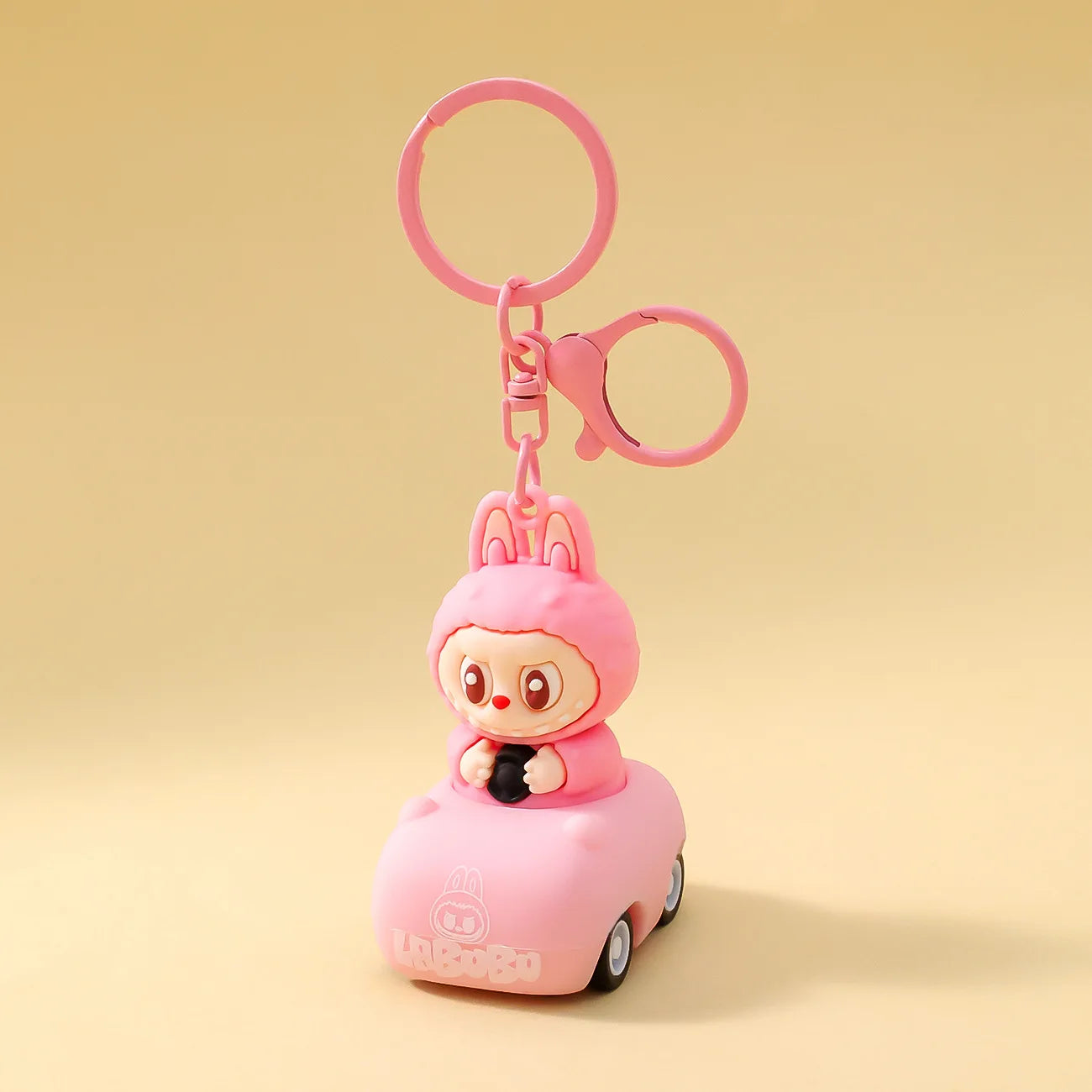 New Christmas Labubu Kawaii Particles Keychain Bag Cell Phone Charm Key Chain Christmas Gift