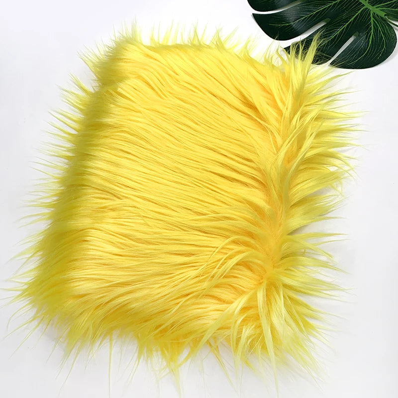 Faux Fur Fabric 46 Colors 160x50cm 8cm Soft Long Plush Handmade Doll/Clothing Shaggy Fabric