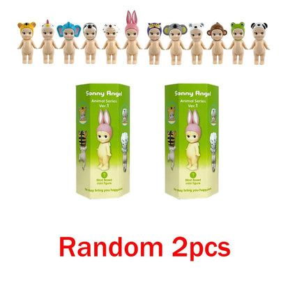 Sonny Angel Blind Box Animal Angel Series Anime Character Mini Doll Toy Cute Decoration Kids Surprise Birthday New Year Gifts