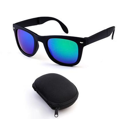 New Foldable Square Sunglasses Fashion Men's Driving Sun Glasses Women's Outdoor Sports and Cycling Goggles UV400 Eyewear