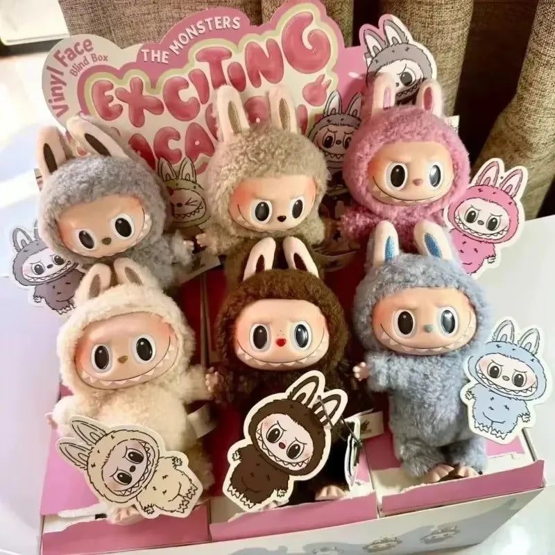 2025 Popmart Labubu the Monsters Lisa Seme Heart Macarrr Vinyl Base Series Trendy Toy Decorations Birthday Gifts