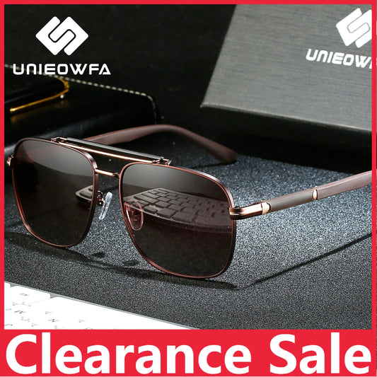 Oversized Polarized Sunglasses for Men Brand Designer Driving V400 Sun Glasses for Men Custom Prescription Sunglases Male Square