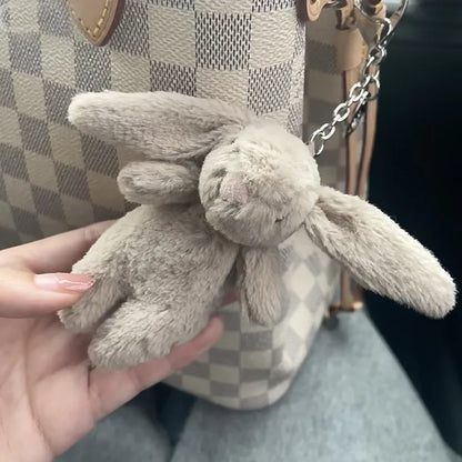 New Jelly 11cm Kawaii Plush Pendant Halloween Christmas Skull Pendant Rabbit Keychain Girl Bag Pendant and Gift