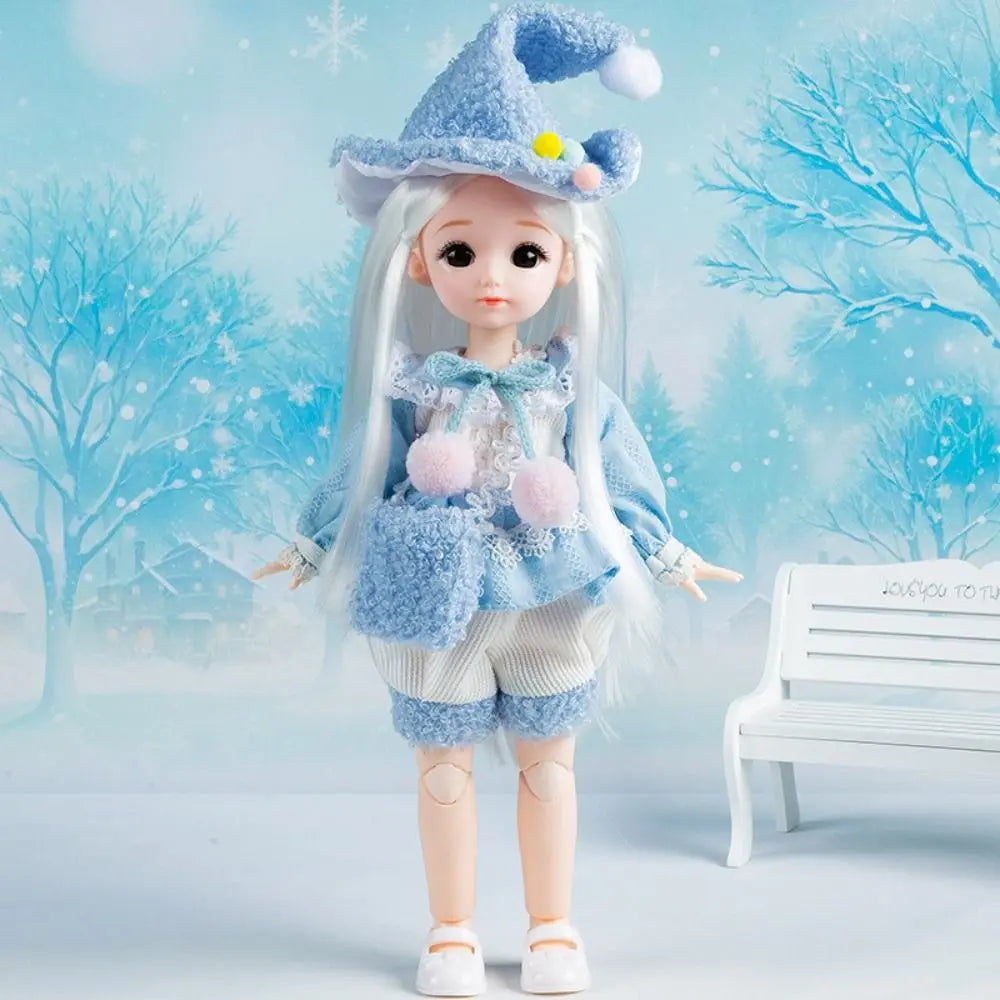 BJD Dolls BJD Dolls and Clothes Hinged Doll Brown Eye Removable Joints 3D Eyes Doll 13 Movable Joints Anime
