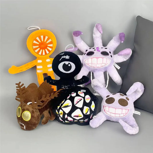 Game Doors Floor 2 Plush Toys Horror Monster Plushie Soft Stuffed Animal Room Decor for Kid‘s BIrthday Gift