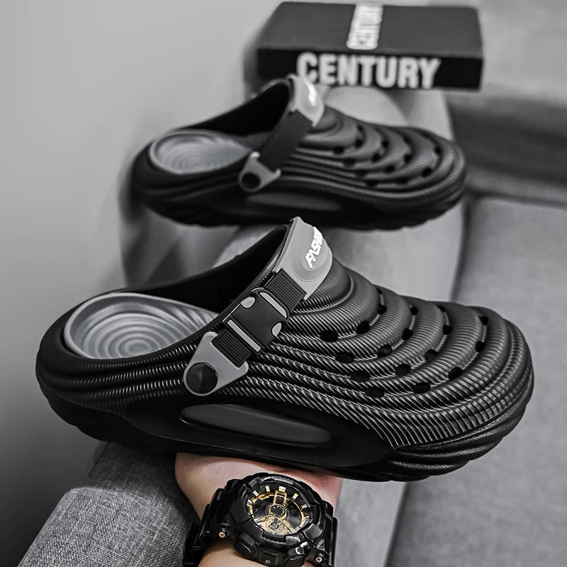 Unisex Summer Slippers Men Clogs Platform Women Beach Sandals Outdoor Casual Non-Slip Footwear Men Sandals