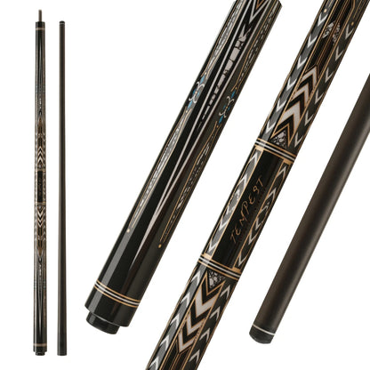 FURY AF Series Billiard Pool Cue Carbon Fiber Pool Cue 3/8*10 Pin Joint 12.5mm Tip Black Technology Carbon Pool Billiards