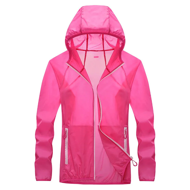 Golf Raincoat Rain Jacket Waterproof Lightweight Quick-Dry UV Sun Protection Breathable Outdoor Sports Men Women Golfing Apparel