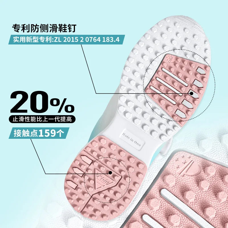 PGM Golf Shoes for Women, Korean SpringWomen's Edition, Waterproof Women's Shoes, Anti Slip Height Increasing