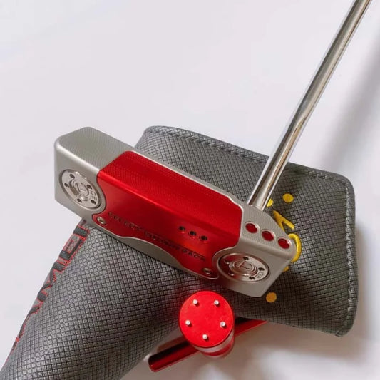 Limited Red Edition SQUAREBACK Design Adjustable Weight CNC Milled Golf Putter 33 34 35 Inch With Steel Shaft Include Headcover