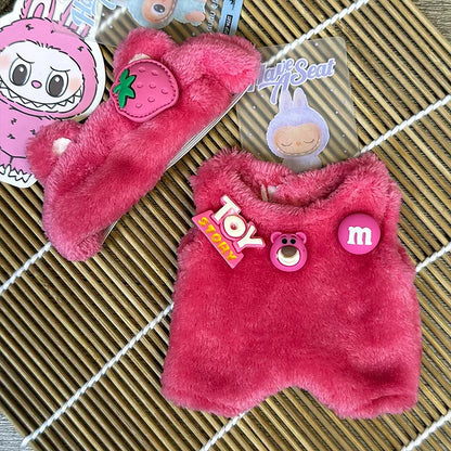 Hot Doll Clothes Outfit Accessories for 17cm Labubu V2 V1 Doll's Clothing Different Styles Cosplay Dress Kid Toy Gift
