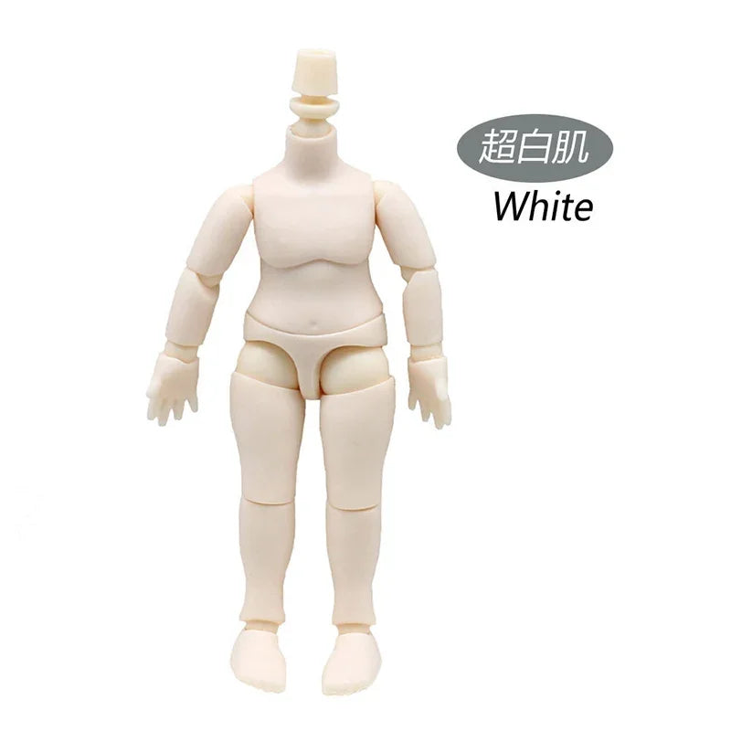 OB11 Body or GSC Head Pink/ Normal/ White/ Coffe Skin Body 1/12 Bjd Doll Accessories Dress Up Toys Gift