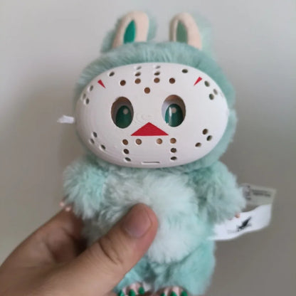 For 17cm Labubu 3D Print Mask Doll DIY Accessories Creative Gifts for V1V2V3 Labubu Scary Mask Halloween Decoration