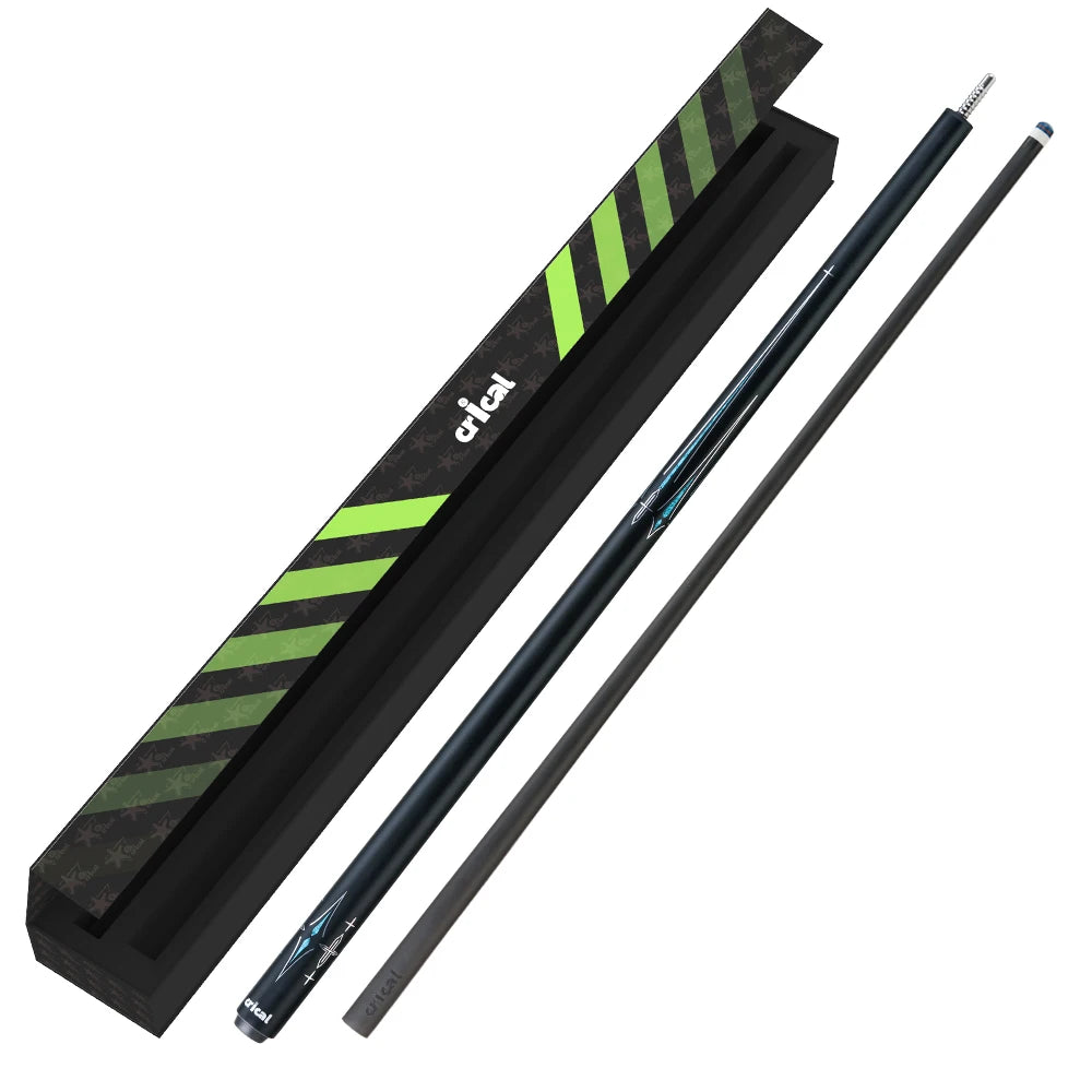 CRICAL Carbon Fiber Pool Cue Stick Billiard Cue Sticks Professional Low Deflection Pool Sticks With 12.5mm Tip and Radial Joint