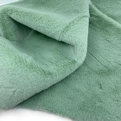 Sewbato 10mm 100% Polyester Faux Fur Fabric 50x50cm Environmentally Friendly Soft Minky Fabric Plush Toy/Clothing Plush Fabric